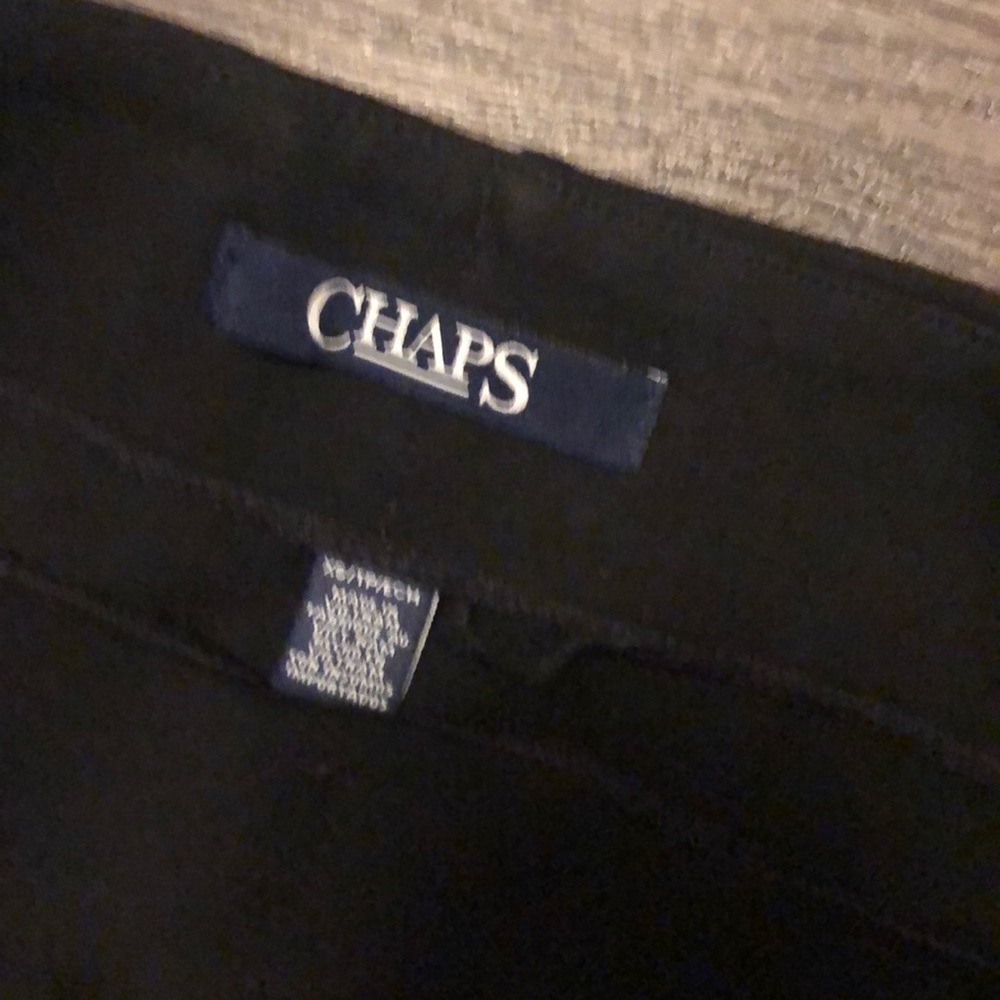 Chaps black slacks - Picture 2 of 6